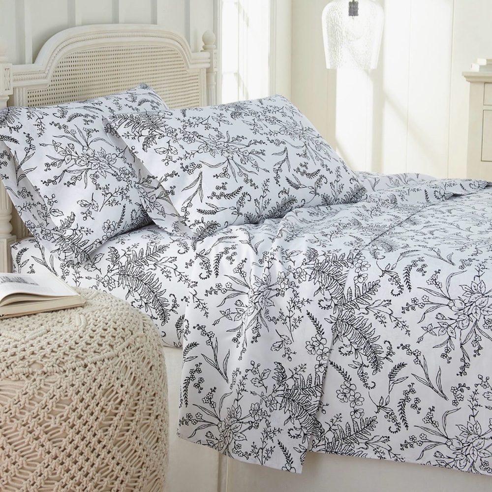 SOUTHSHORE Fine Linens Full 4 pc Sheet Set, NEW